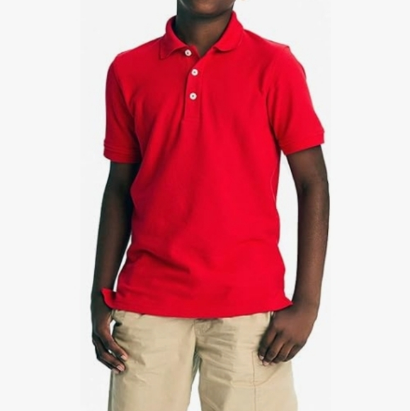 Boys French Toast School Uniform Short Sleeve Pique Polo 2-Pack - Picture 3 of 8
